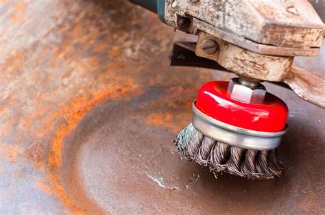 welding rust off metal